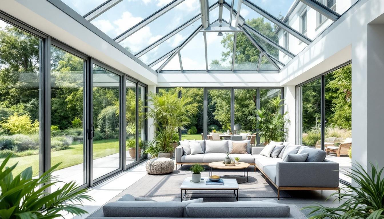 Sonnenschutz Wintergarten: Folie gegen Hitze