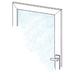 Reinigung der Fensterfolienfläche